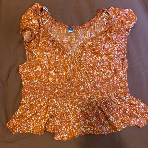 Old Navy Tops - Floral Peplum Top - Plus Size